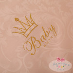 Комплект в кроватку с балдахином 7 предметов «Вaby chic» кофейный