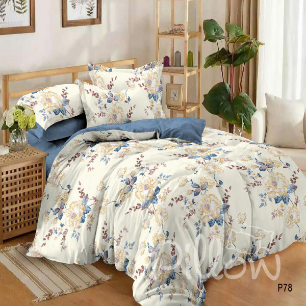 Комплект постельного белья сатин «p-78-a-b» NazTextile