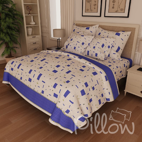 Комплект постельного белья бязь голд «n-3-blue» NazTextile