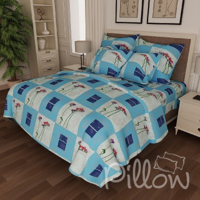 Комплект постельного белья бязь голд «n-6583-blue» NazTextile