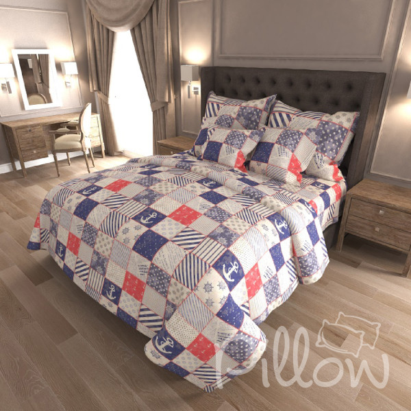 Комплект постельного белья бязь голд «n-7344» NazTextile