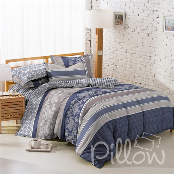 Комплект постельного белья поплин «1715-a-b» NazTextile