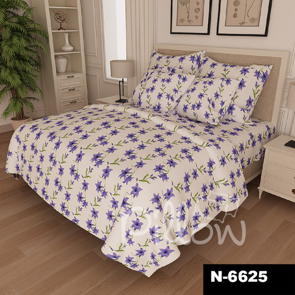 Комплект постельного белья бязь голд «n-6625-blue» NazTextile
