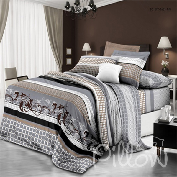 Комплект постельного белья ранфорс «ds-dpp-1661-mn» NazTextile
