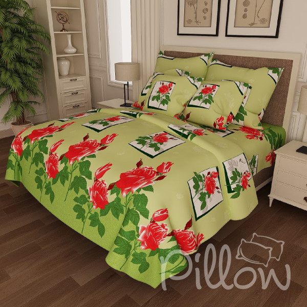 Комплект постельного белья бязь голд «n-1-green» NazTextile