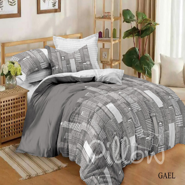 Комплект постельного белья сатин «gael-a-b» NazTextile