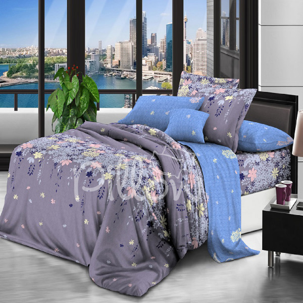Комплект постельного белья ранфорс «xhyr-2204-a-b» NazTextile