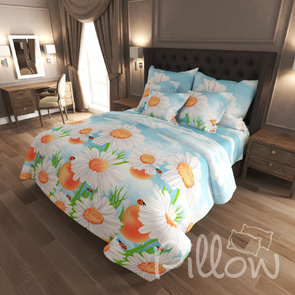 Комплект постельного белья бязь голд «n-23622» NazTextile