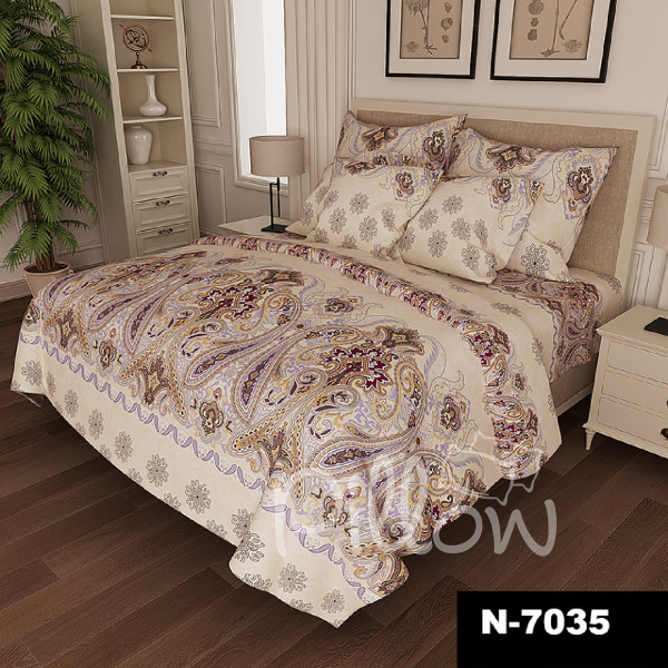 Комплект постельного белья бязь голд «n-7035» NazTextile