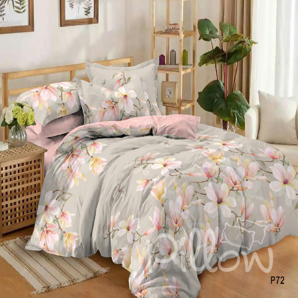 Комплект постельного белья сатин «p-72-a-b» NazTextile