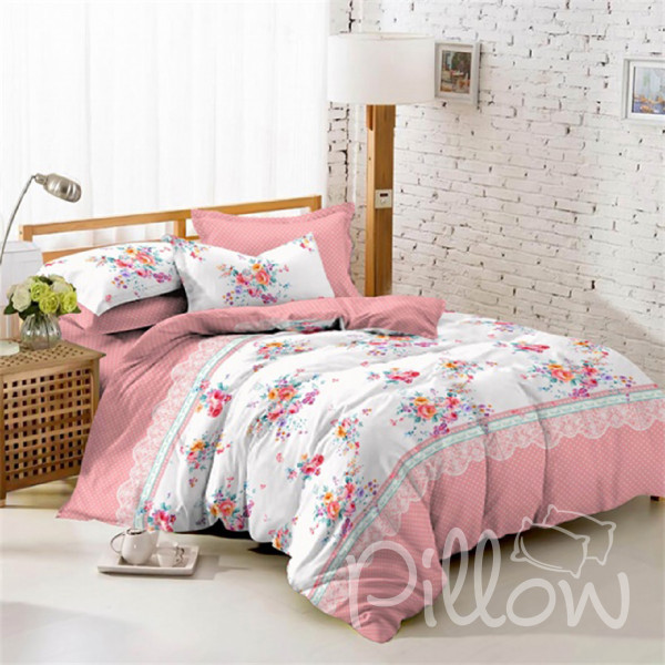 Комплект постельного белья поплин «1705-a-b» NazTextile