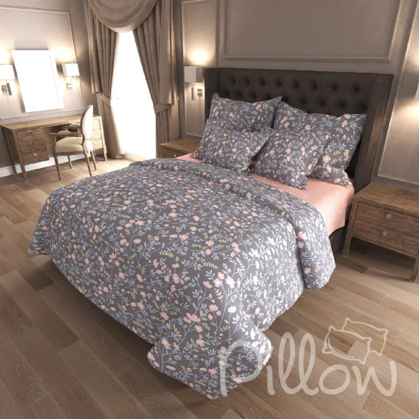 Комплект постельного белья бязь голд «n-7406-a-b» NazTextile