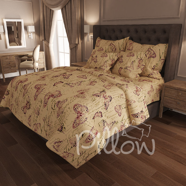 Комплект постельного белья бязь голд «n-7043-red» NazTextile