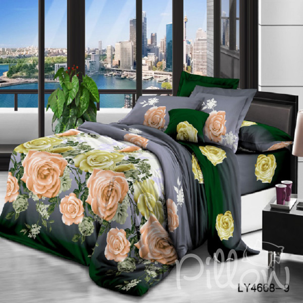 Комплект постельного белья полиэстер «ly-4668» NazTextile