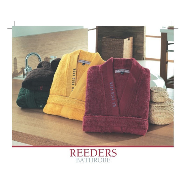 Халат хлопковый «Reeders - L/XL» бежевый | U.S. Polo Assn
