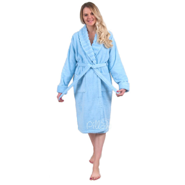 Халат махровый «Waves mavi - L/XL» Irya
