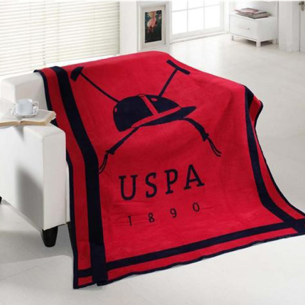 Плед хлопковый «Vernon» U.S. Polo Assn