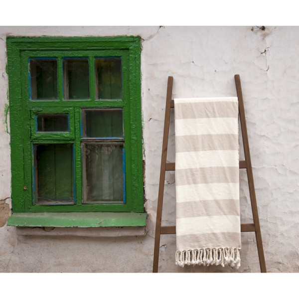 Плед-накидка «Deck Throw Beige» Barine