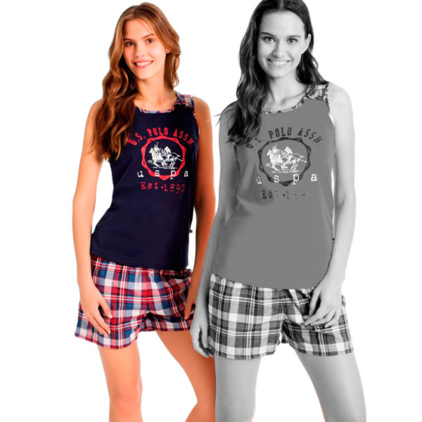 Майка и шорты «15631» синий | U.S. Polo Assn