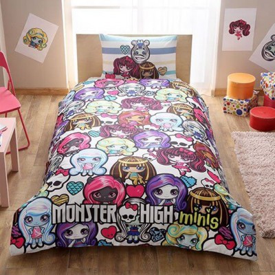Детский комплект постельного белья ранфорс «Monster High Minis» TAC