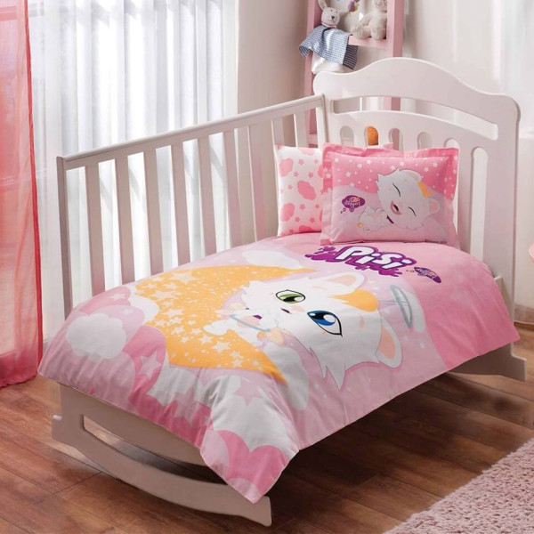 Детский комплект постельного белья ранфорс «Pisi Baby» TAC
