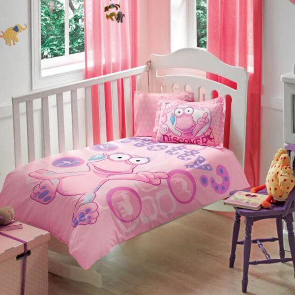 Детский комплект постельного белья ранфорс «Wotwots Baby Girl» TAC