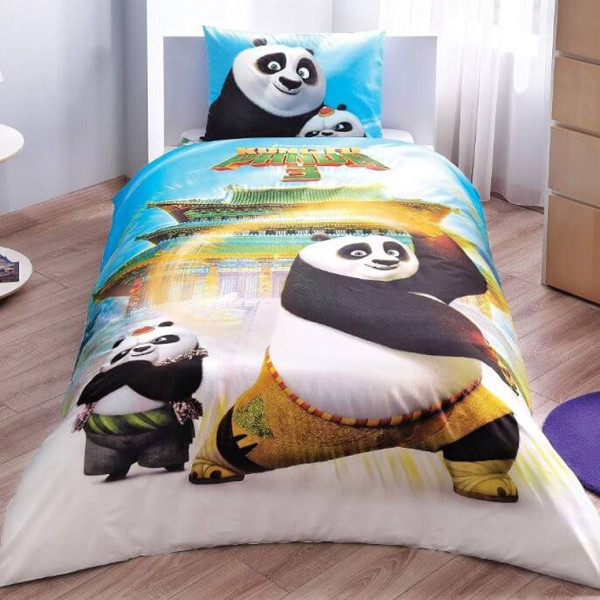 Детский комплект постельного белья ранфорс «Kung Fu Panda Movie» TAC