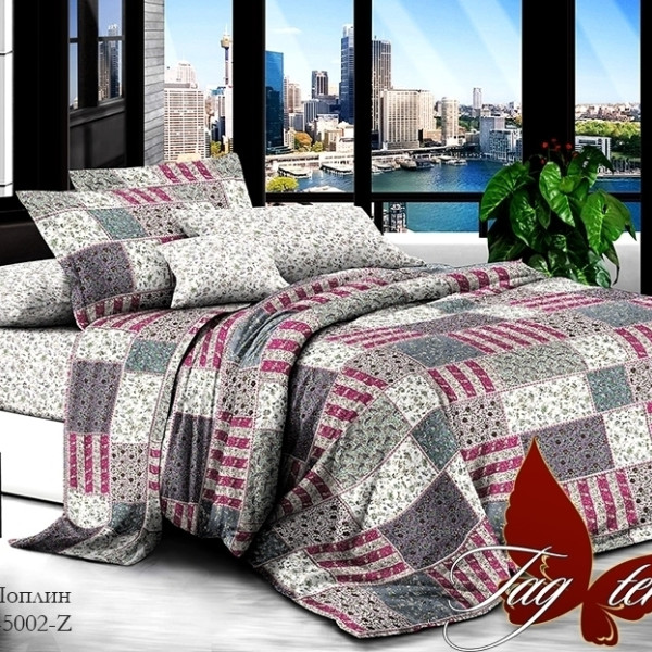 Комплект постельного белья поплин «TM-5002Z» TAG