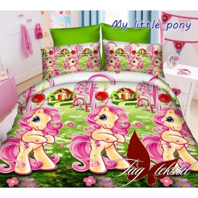 Комплект постельного белья ранфорс «My little pony» TAG