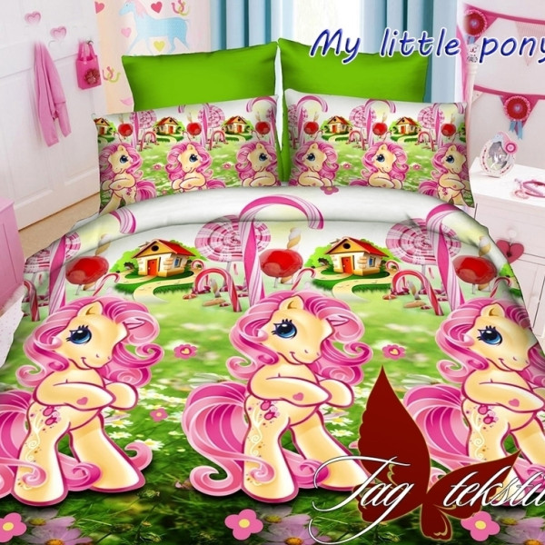 Комплект постельного белья ранфорс «My little pony» TAG