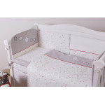 Комплект в кроватку 6 предметов Twins «Little Stars P-052»