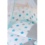 Комплект в кроватку 8 предметов Twins «3D Stars S-001»
