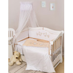 Комплект в кроватку 8 предметов Twins «Dove beige R-005»
