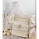 Комплект в детскую кроватку 7 предметов Twins «Teddy Love R-006»