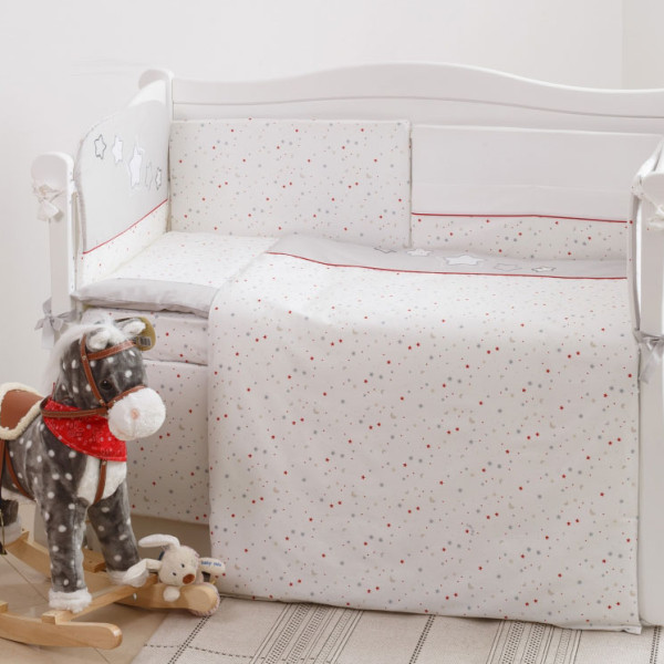 Комплект в кроватку 6 предметов Twins «Little Stars P-052»