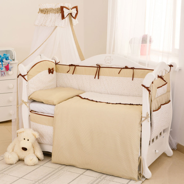 Комплект в кроватку 8 предметов Twins «Starlet P-023»