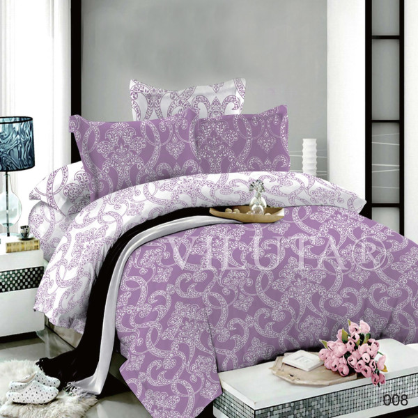 Комплект постельного белья «Poplin Damask-008» Viluta