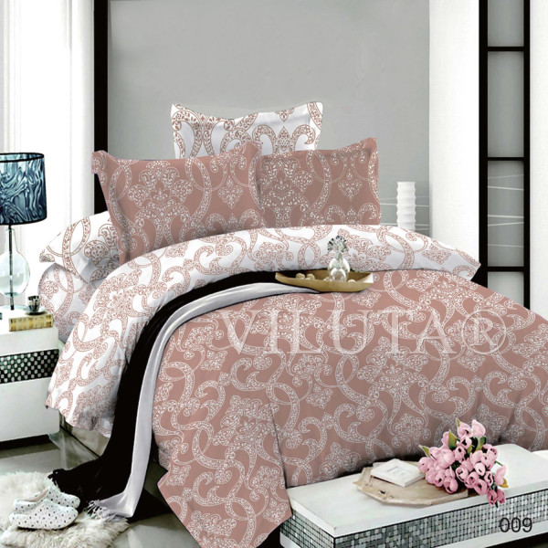 Комплект постельного белья «Poplin Damask-009» Viluta