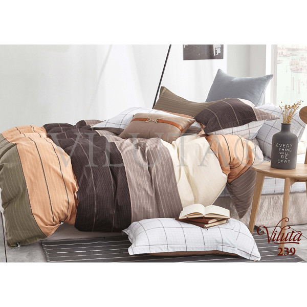 Комплект постельного белья «Satin Tvil-239» Viluta