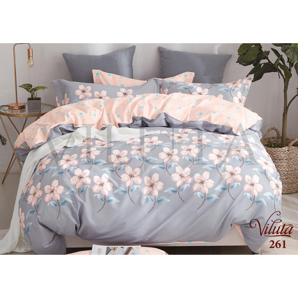 Комплект постельного белья «Satin Tvil-261» Viluta