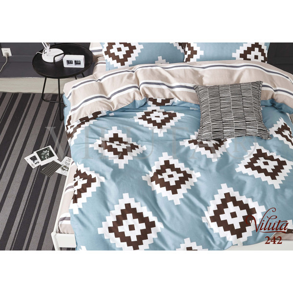 Комплект постельного белья «Satin Tvil-242» Viluta