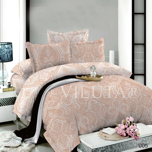 Комплект постельного белья «Poplin Damask-005» Viluta