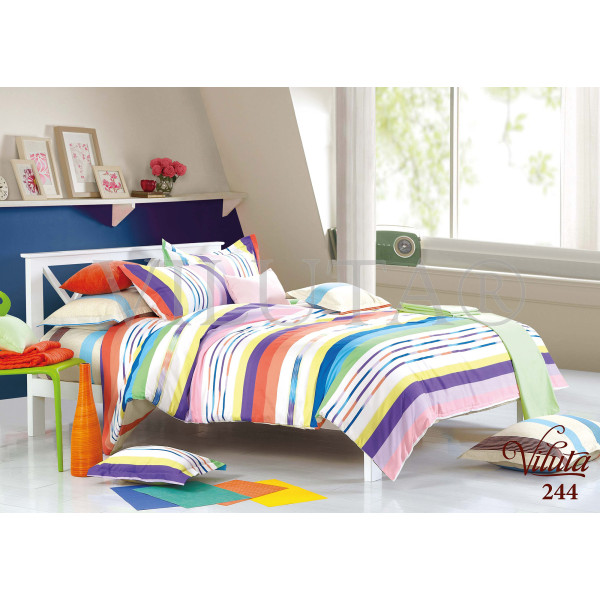 Комплект постельного белья «Satin Tvil-244» Viluta