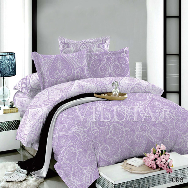 Комплект постельного белья «Poplin Damask-006» Viluta