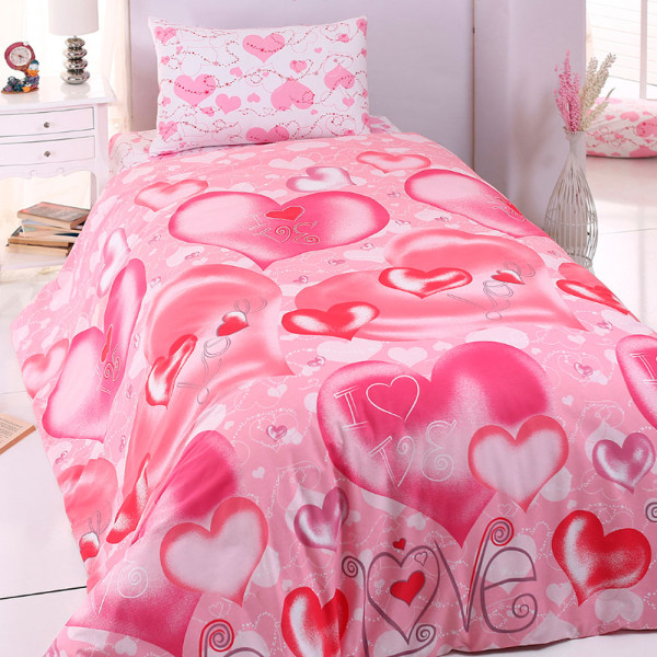 Комплект постельного белья ранфорс «Sweet Heart» Light House