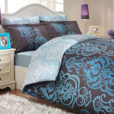 Комплект постельного белья сатин «Monart» голуб Hobby