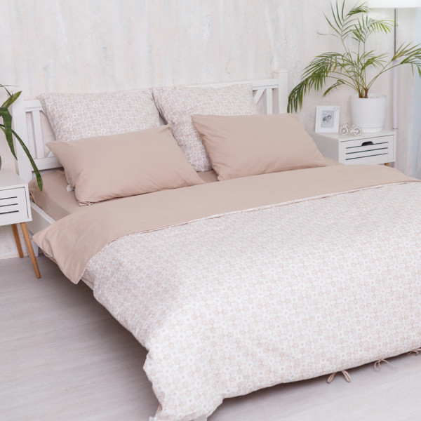 Комплект постельного белья «Royal beige» Прованс