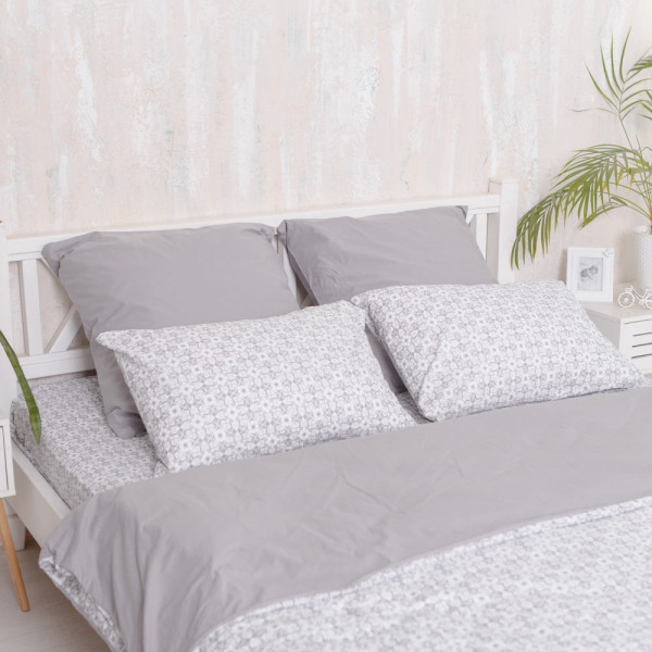 Комплект постельного белья «Royal grey» Прованс