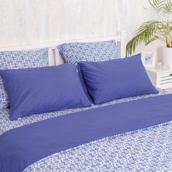 Комплект постельного белья «Royal blue» Прованс