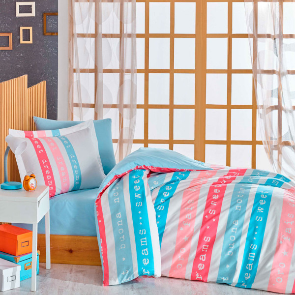 Комплект постельного белья поплин «Sweet Dreams» розовый Hobby